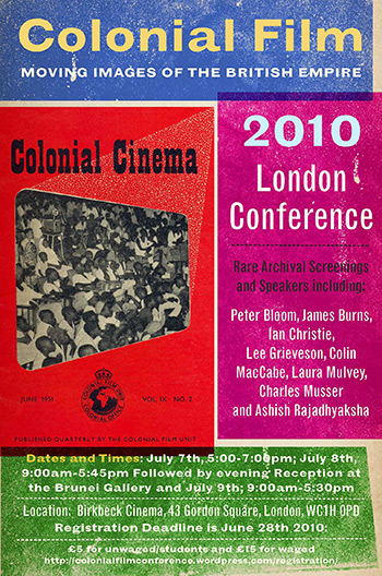 Colonial Film London Conference 2010