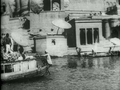 PANORAMA OF CALCUTTA, INDIA, FROM THE RIVER GANGES.